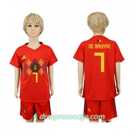 Belgija Dres De Bruyne 7 Dječji Domaći Svjetsko prvenstvo 2018